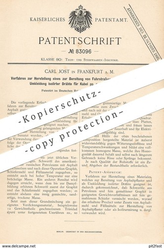 Original patent carl jost - original,