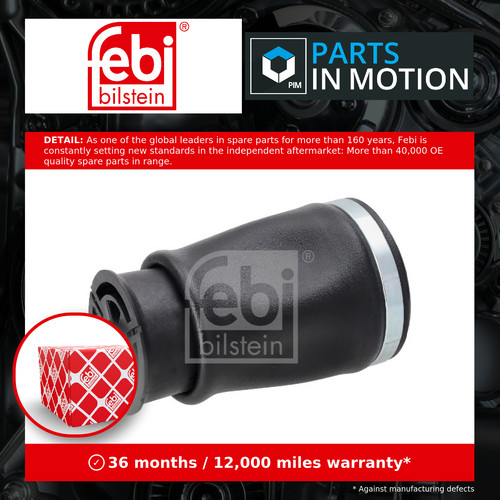 Air suspension spring rear - suspension,