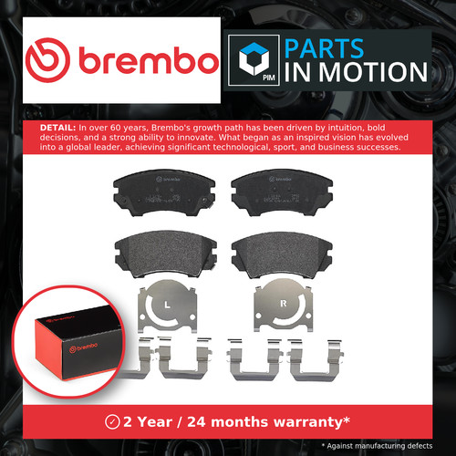 Brake pads set - set, fits